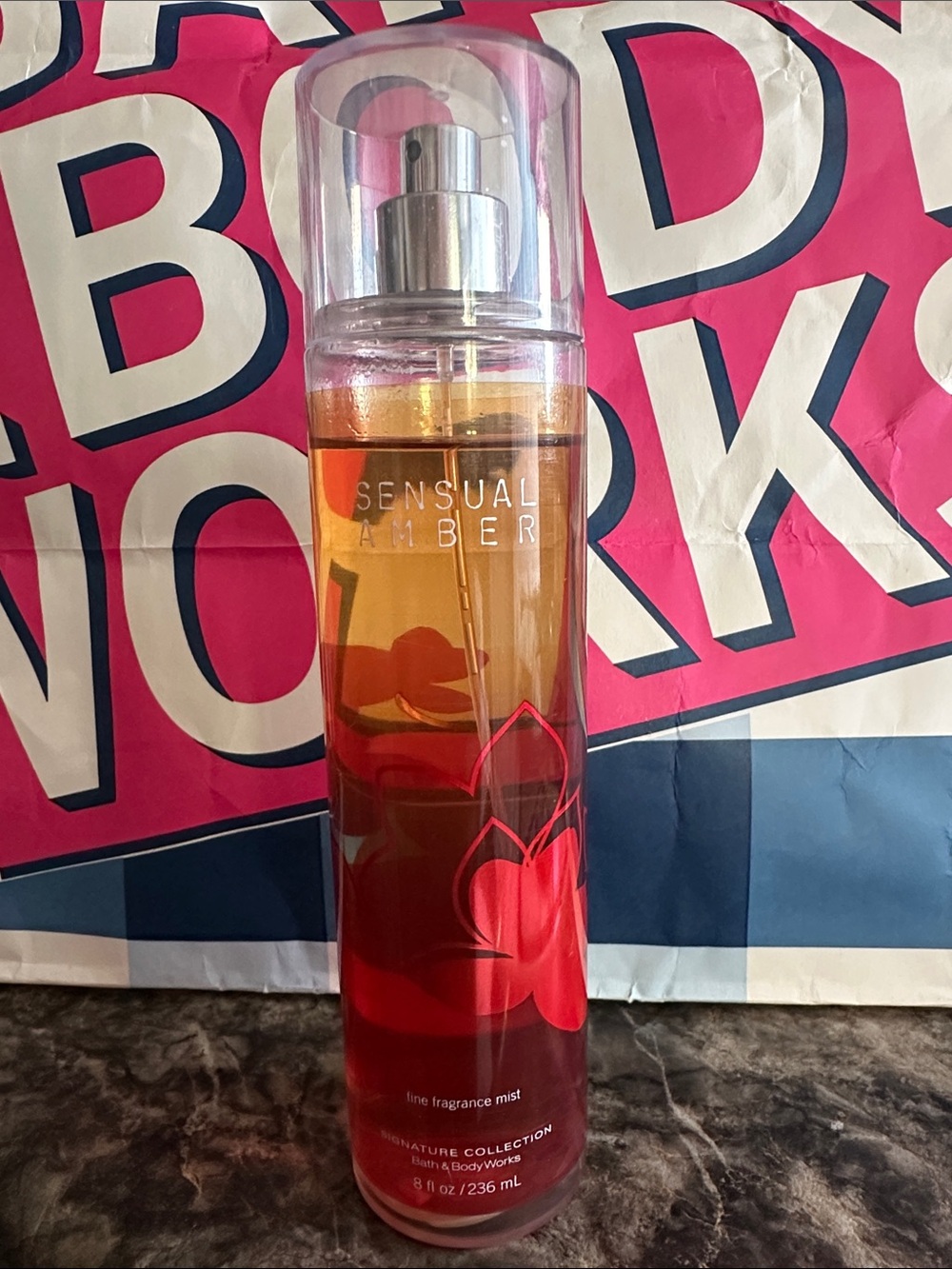Bath & Body Works Sensual Amber Signature Collection 95% full